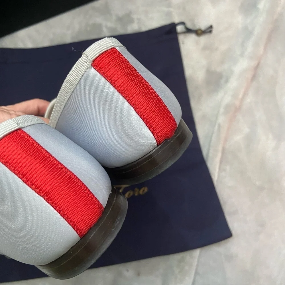 Del Toro x Vogue 125 special edition collaboration Satin Slippers Flats 6